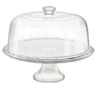 Taartschotel 31cm op voet m/Deksel Taartschotel 31cm op voet m/Deksel