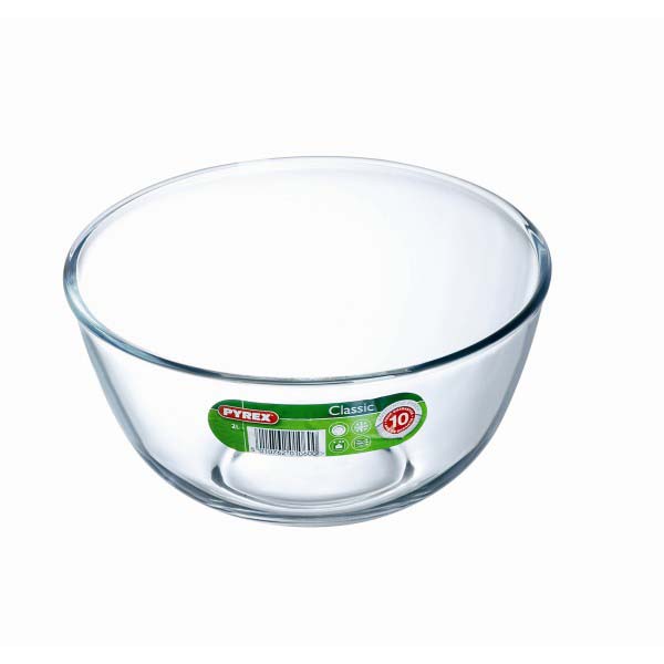 Pyrex Beslagkom 1L helder
