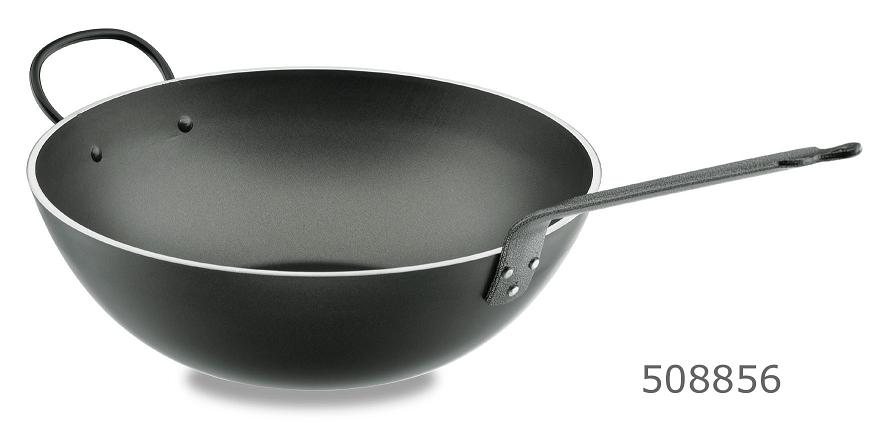 Wok 30cm m/greep anti-aanbak Robust Wok 30cm m/greep anti-aanbak Robust