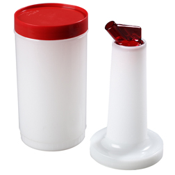 Fles 0,95L met Schenktuit Rood S&P Fles 0,95L met Schenktuit Rood S&P