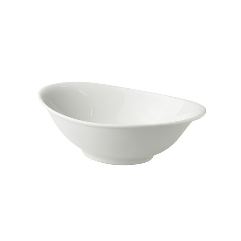 Schaal 25x16cm Ovaal White Delight