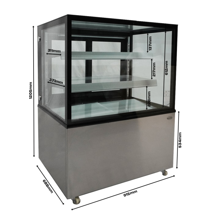 Koelvitrine 270 Liter Koelvitrine 270 Liter