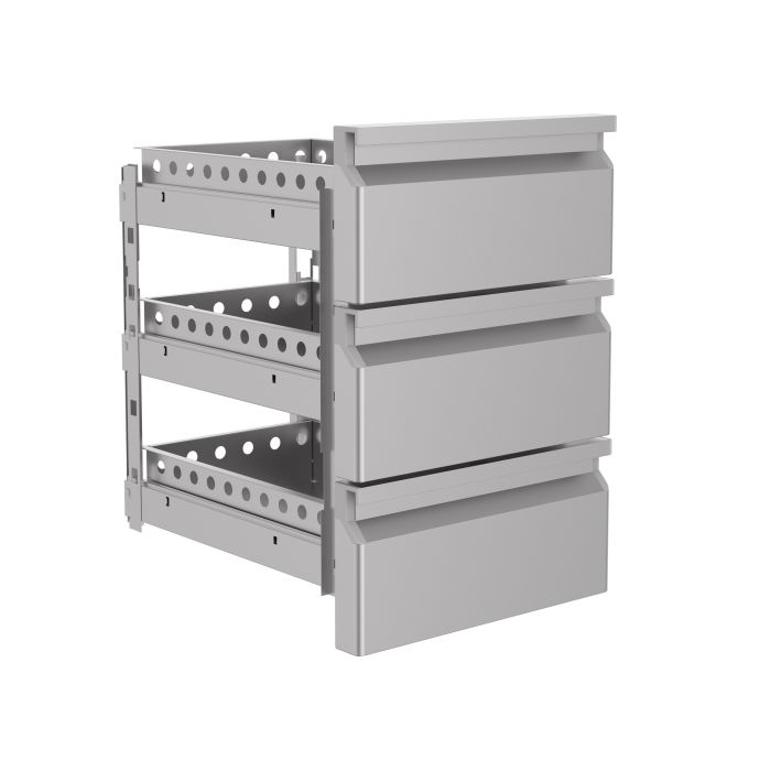 Ladenblok 1/3 Monoblock soft closing