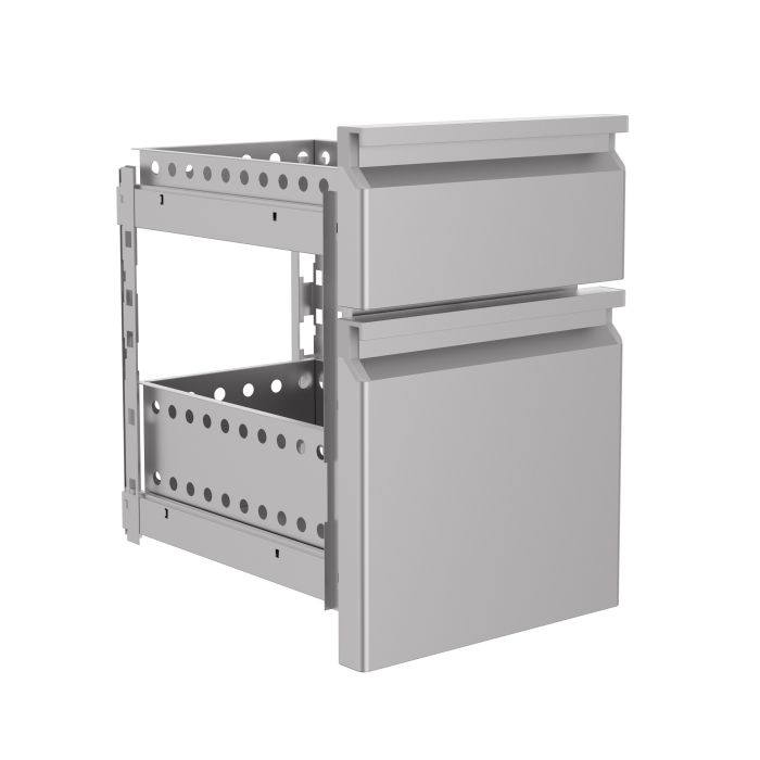 Ladenblok 2/3 Monoblock soft closing