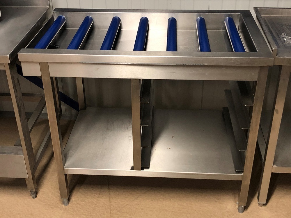 RVS Maatwerk uitlooprollentafel Geb RVS Maatwerk uitlooprollentafel Geb