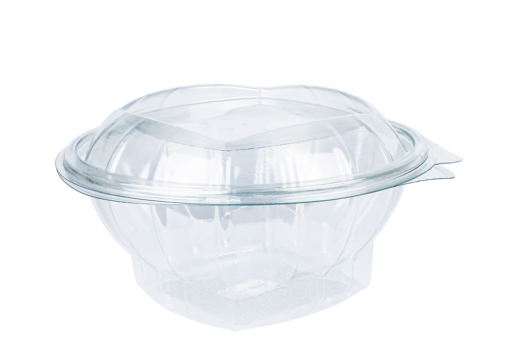 Saladebowl Rpet m/Deksel 1000cc Trp
