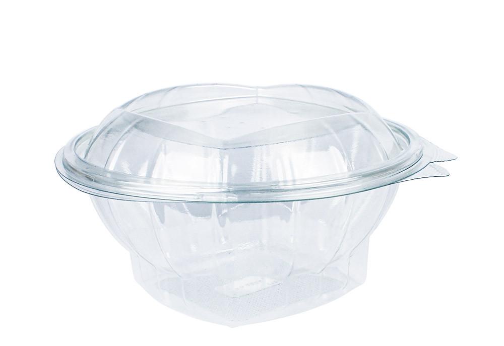 Saladebowl Rpet m/Deksel 1000cc Trp