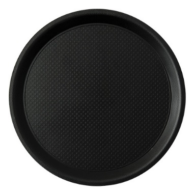 Dienblad Ø38cm Zwart