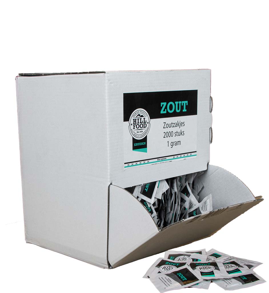 Hillfood Zoutzakjes 1g