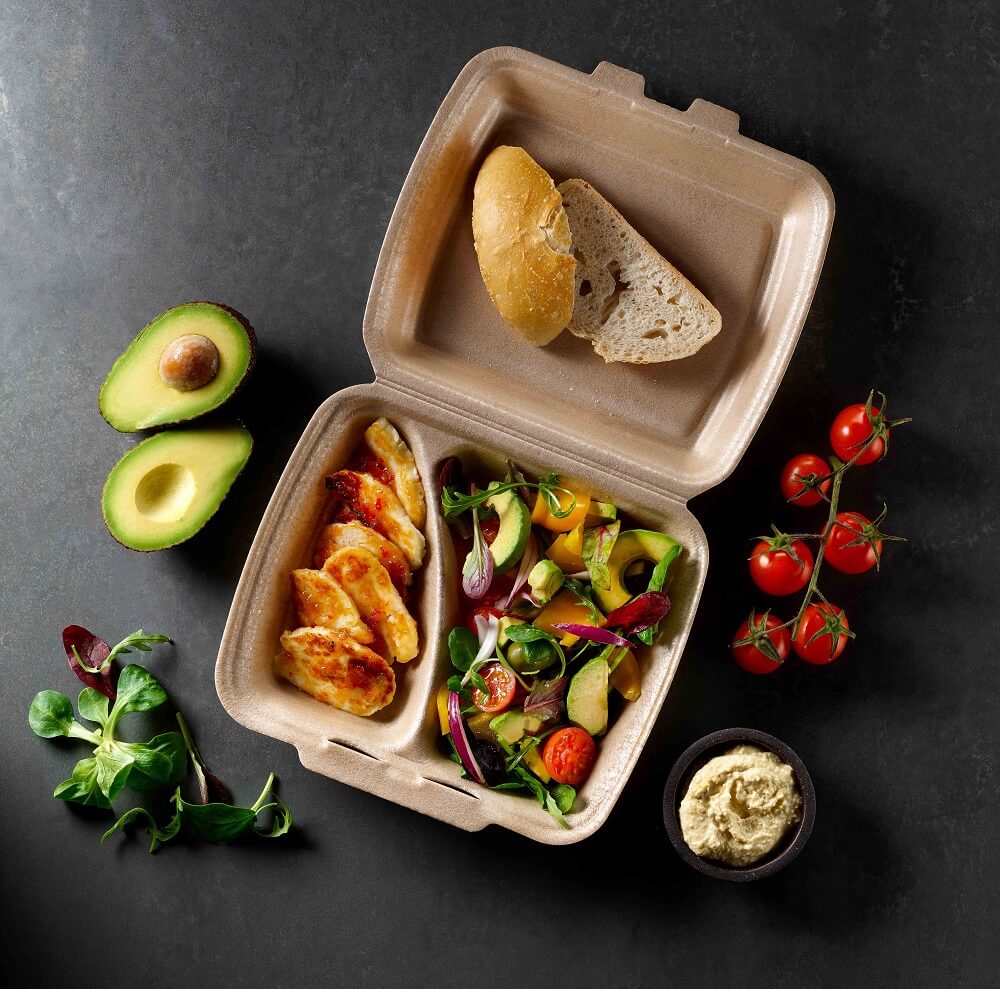 Menubak 3-Vaks EPP Bruin ECO Menubak 3-Vaks EPP Bruin ECO