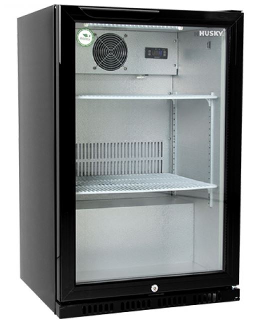 Barkoeler Zwart Glasdeur 100L