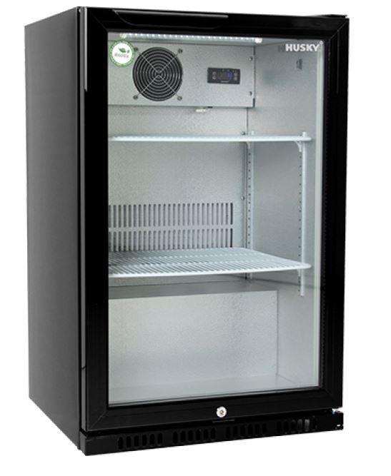 Barkoeler Zwart Glasdeur 100L