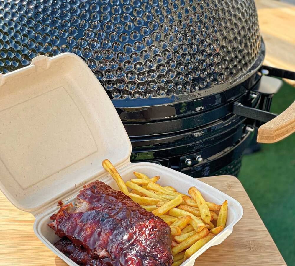 Menubox Suikerriet 1-Vaks 23x21x8cm Menubox Suikerriet 1-Vaks 23x21x8cm