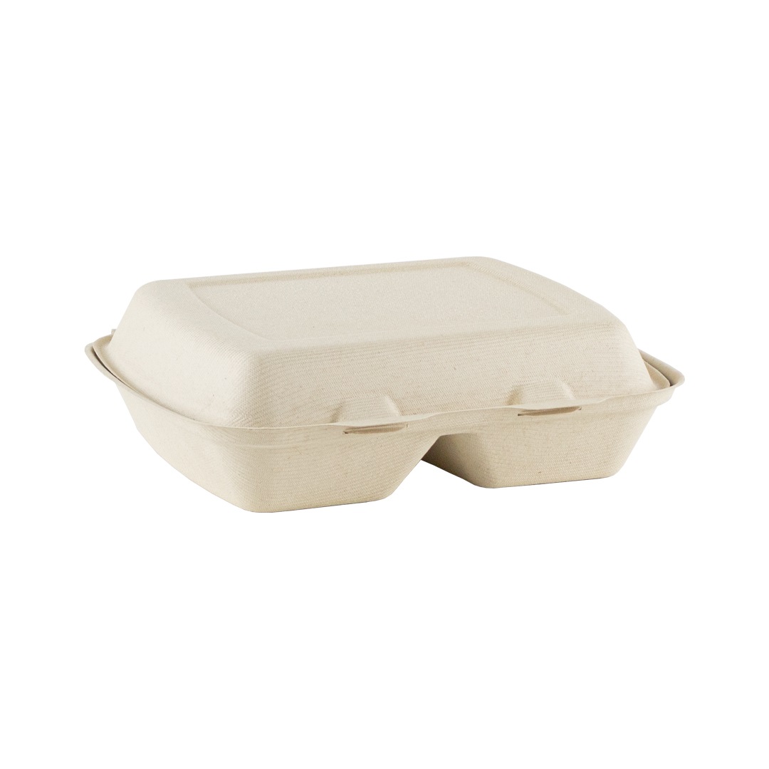 Menubox Suikerriet 2-Vaks 23x21x8cm