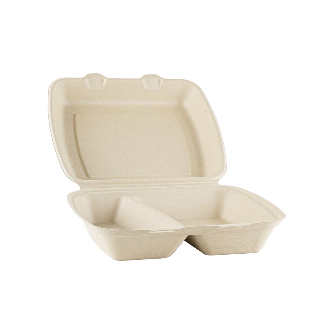 Menubox Suikerriet 2-Vaks 23x21x8cm Menubox Suikerriet 2-Vaks 23x21x8cm