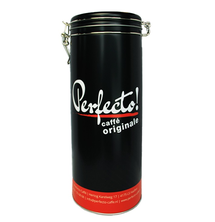 Perfecto Koffieblik 1L Beugeldeksel Perfecto Koffieblik 1L Beugeldeksel