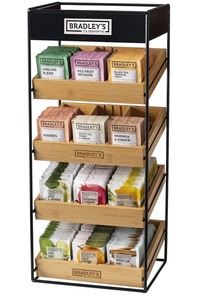Bradley's Theedispenser 4-laags Bradley's Theedispenser 4-laags