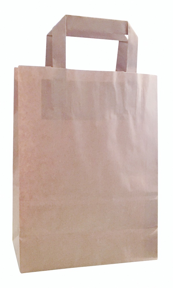 Draagtas Papier Bruin Klein 250st Draagtas Papier Bruin Klein 250st