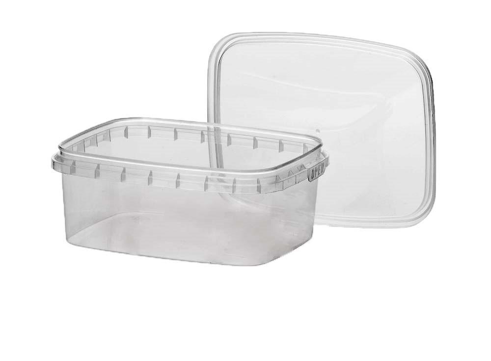 Bakje PP 250cc RH+Deksel Verzegelb. Bakje PP 250cc RH+Deksel Verzegelb.