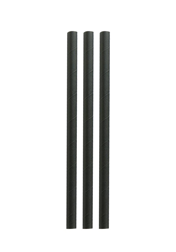 Rietje Pap Bio Ø7mm 15cm Zwart Rietje Pap Bio Ø7mm 15cm Zwart