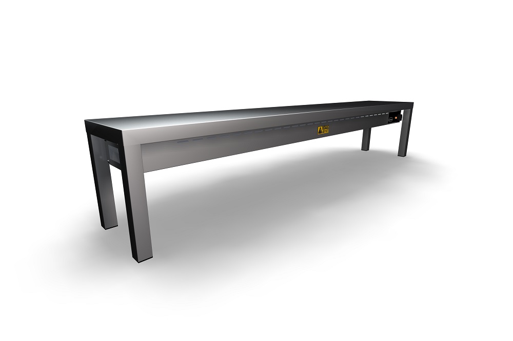 Etagère verwarmd 1 niveau 1800