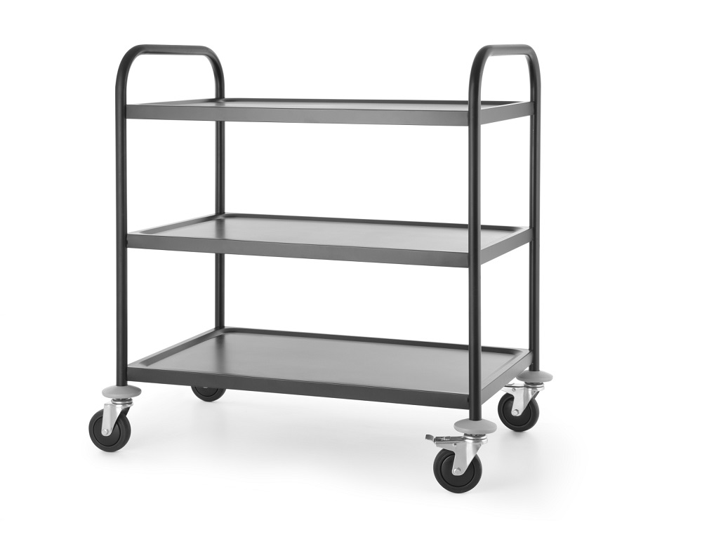 Serveerwagen Mat Zwart Serveerwagen Mat Zwart