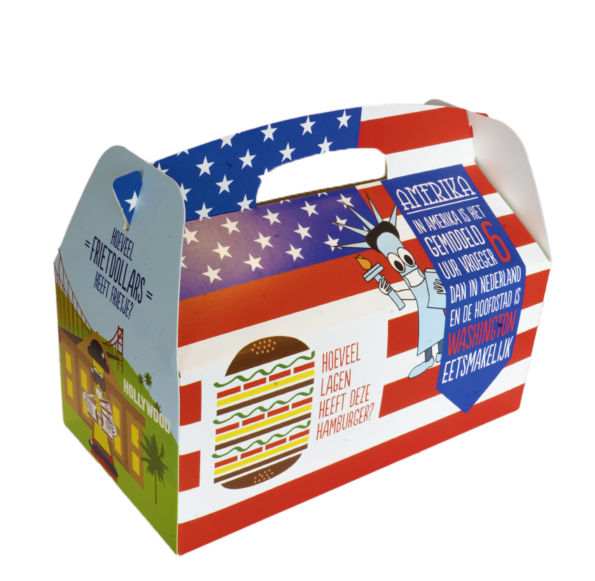 Funbox Large Amerika zonder Toy Funbox Large Amerika zonder Toy