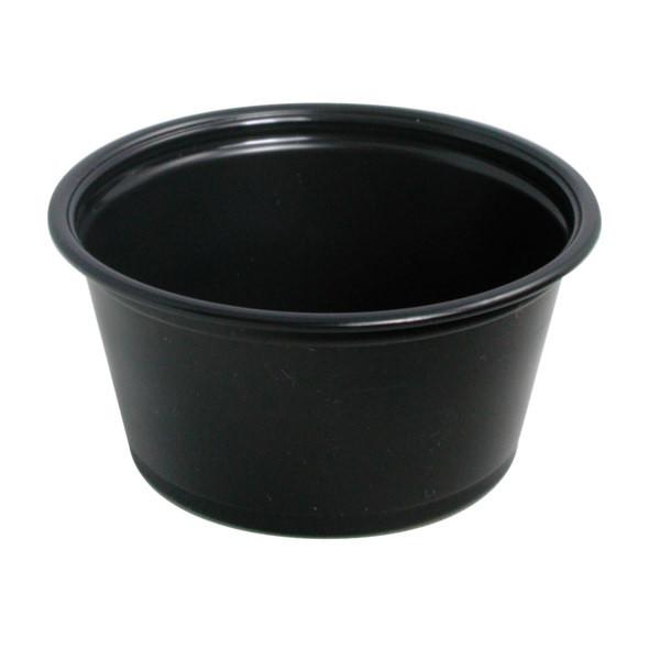 Sauscup 60cc PS Rond Zwart