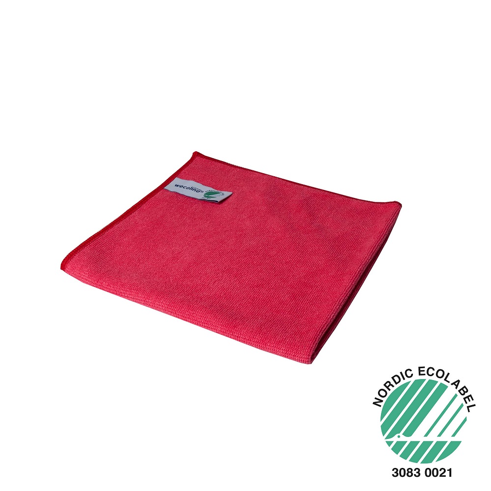 Microvezeldoek 40x40cm Rood Microvezeldoek 40x40cm Rood