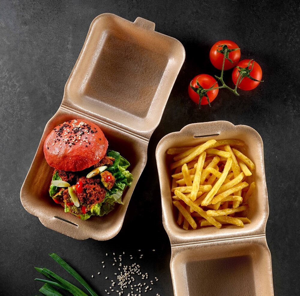 Hamburgerbak HP6 Groot EPP Br ECO Hamburgerbak HP6 Groot EPP Br ECO