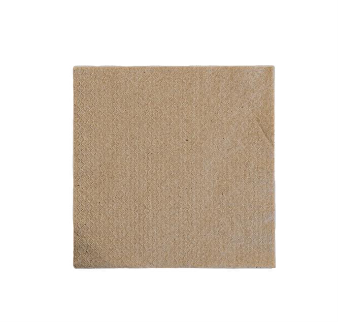Servet 33x33cm 1-Laags Bruin 4vw