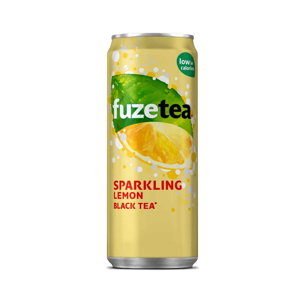 Fuze Tea Sparkling Tea 33cl Sleek Fuze Tea Sparkling Tea 33cl Sleek