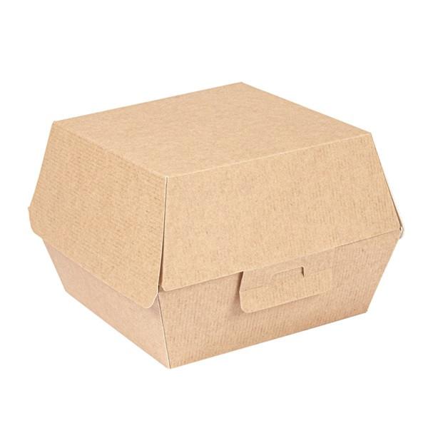Hamburgerbox Golfkarton 14x14x9cm