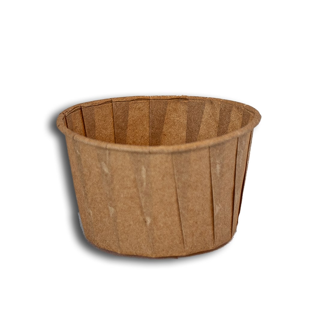 Sauscup Papier 100cc 3oz Bruin