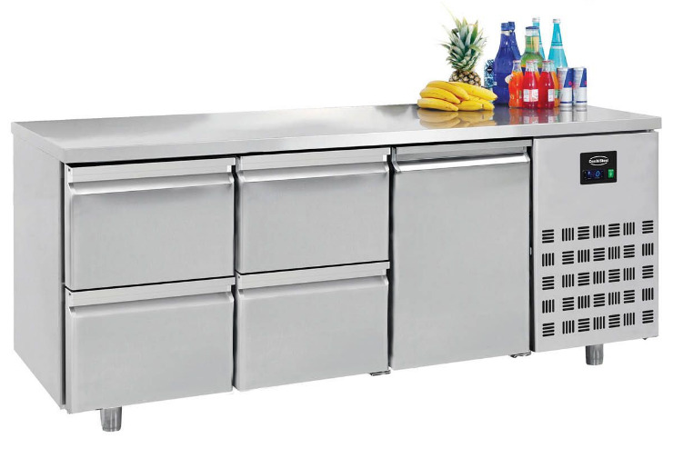 700 KOELWERKBANK 1 DEUR 4 LADEN