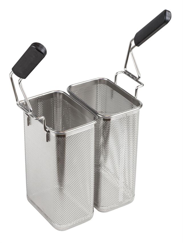 2 Kookmanden 1/4 tbv pastakoker 24,5 liter 2 Kookmanden 1/4 tbv pastakoker 24,5 liter