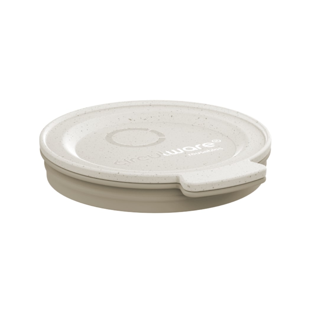 Deksel Plat z/Gat Circulcup Beige Deksel Plat z/Gat Circulcup Beige