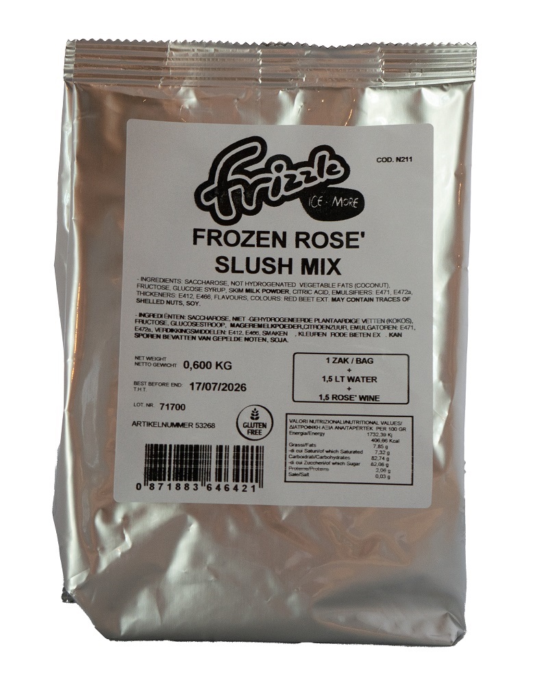 Frozen Rose Slush Mix 600g