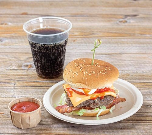 Bord Suikerriet Rond Ø 18cm Bruin Bord Suikerriet Rond Ø 18cm Bruin