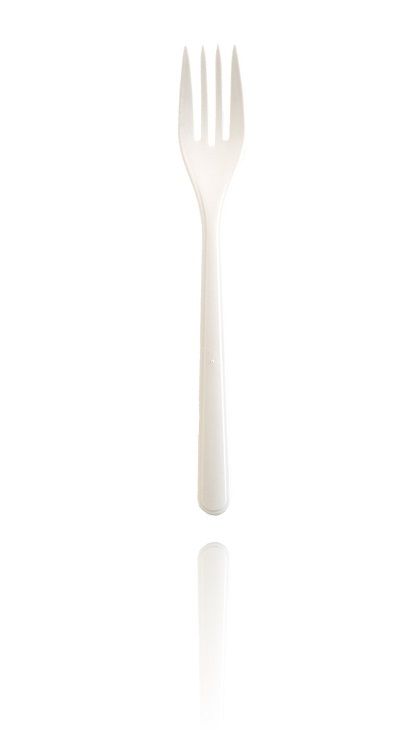 Reusable Vork PPMF 18,5cm Wit