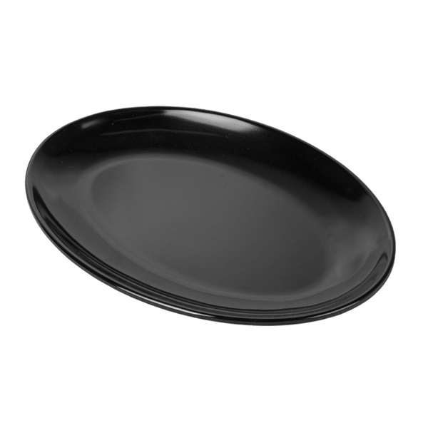 Bord Ovaal 255x180mm Zwart Bord Ovaal 255x180mm Zwart