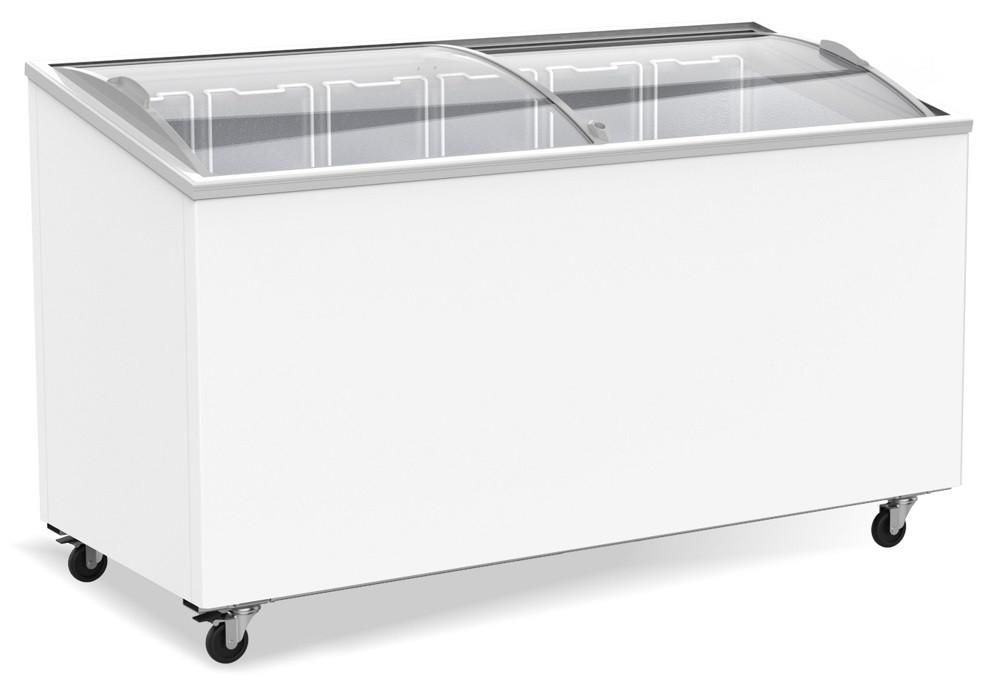 Vrieskist glasdeksel 461 ltr.