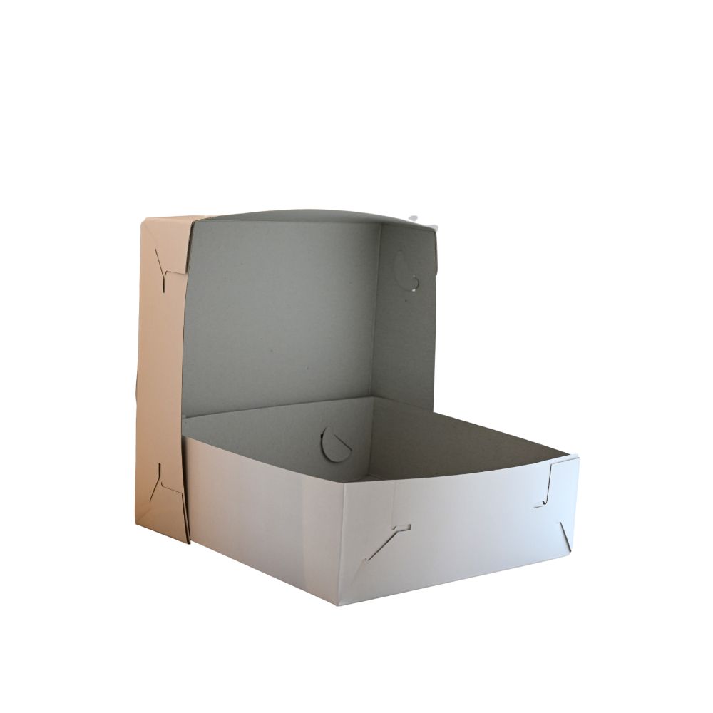 Gebaksdozen Karton 30x30x7cm 100st. Gebaksdozen Karton 30x30x7cm 100st.