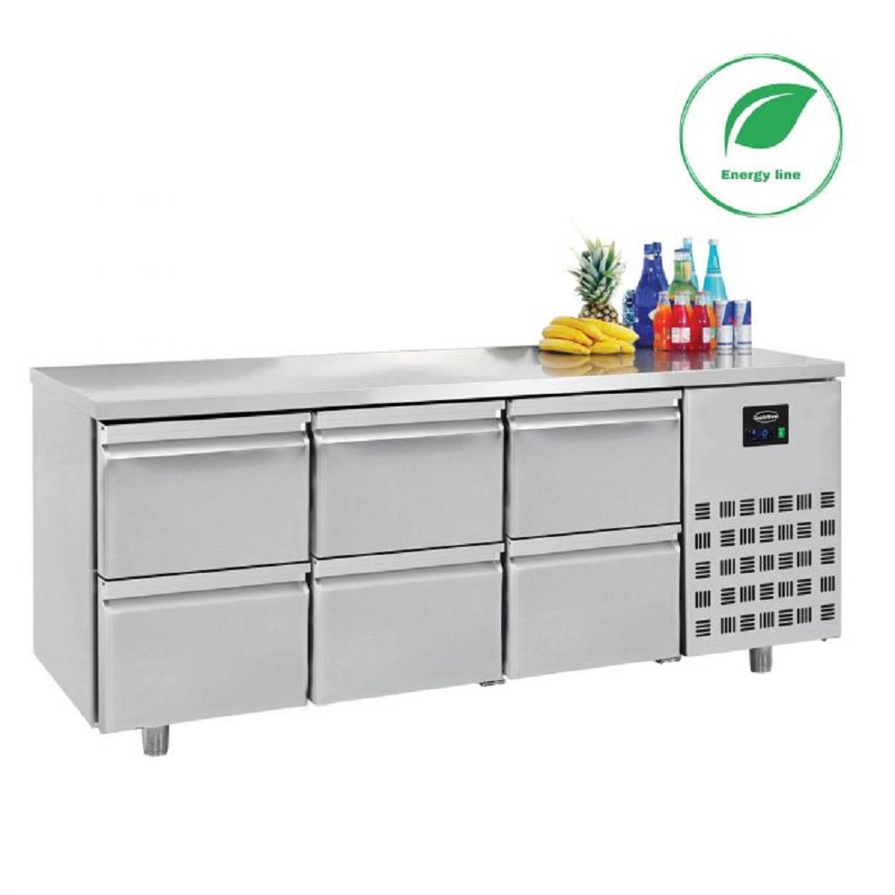 Koelwerkbank 700 met 6 laden energy