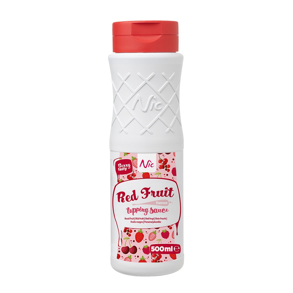Topping NIC Rood Fruit 0,5L Topping NIC Rood Fruit 0,5L