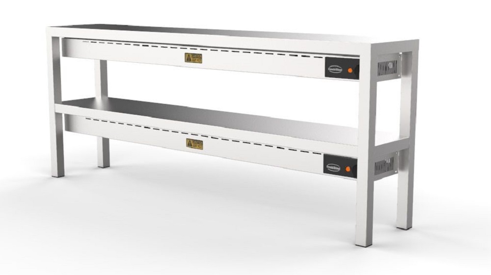 Etagère verwarmd 2 niveaus 1600