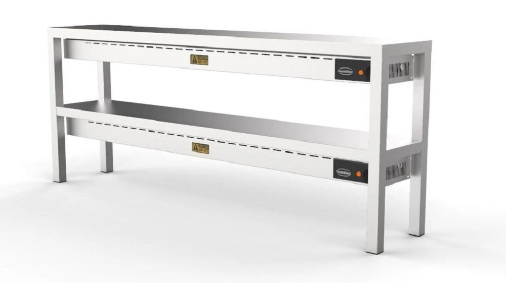 Etagère verwarmd 2 niveaus 1600