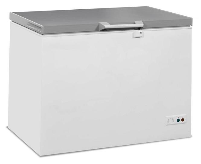 Vrieskist RVS Deksel 305 liter