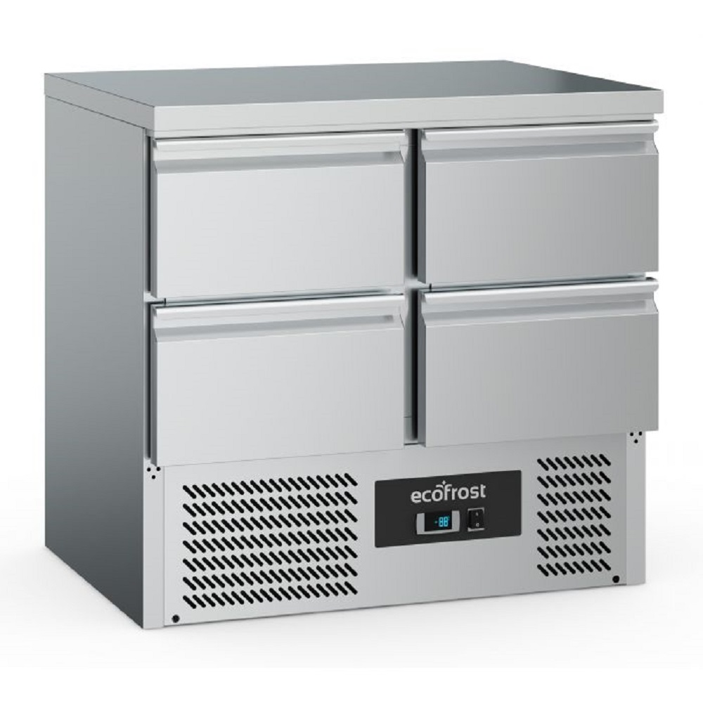 Koelwerkbank 4 laden Ecofrost Koelwerkbank 4 laden Ecofrost