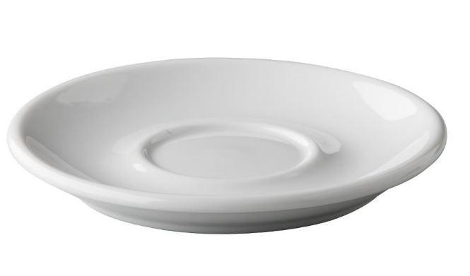 Koffie/Cap Schotel Style Wit Ø14cm